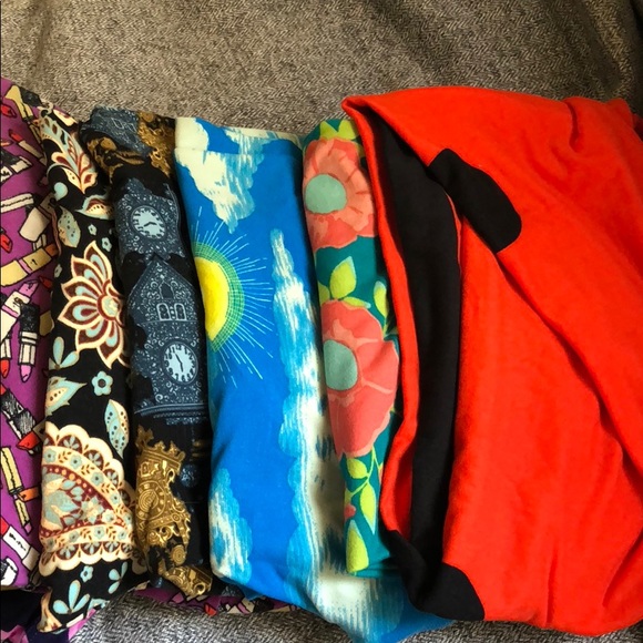 LuLaRoe NWOT tall and curvy leggings xl LOT OF 12 - Picture 4 of 7